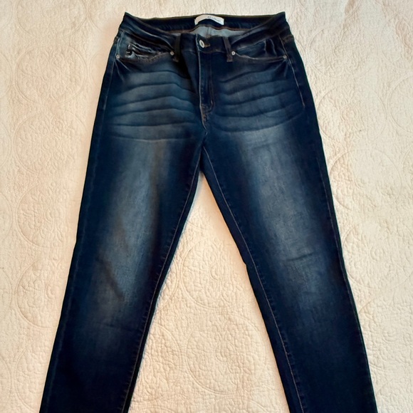 KanCan Dark Wash Skinny Jeans - Picture 1 of 5
